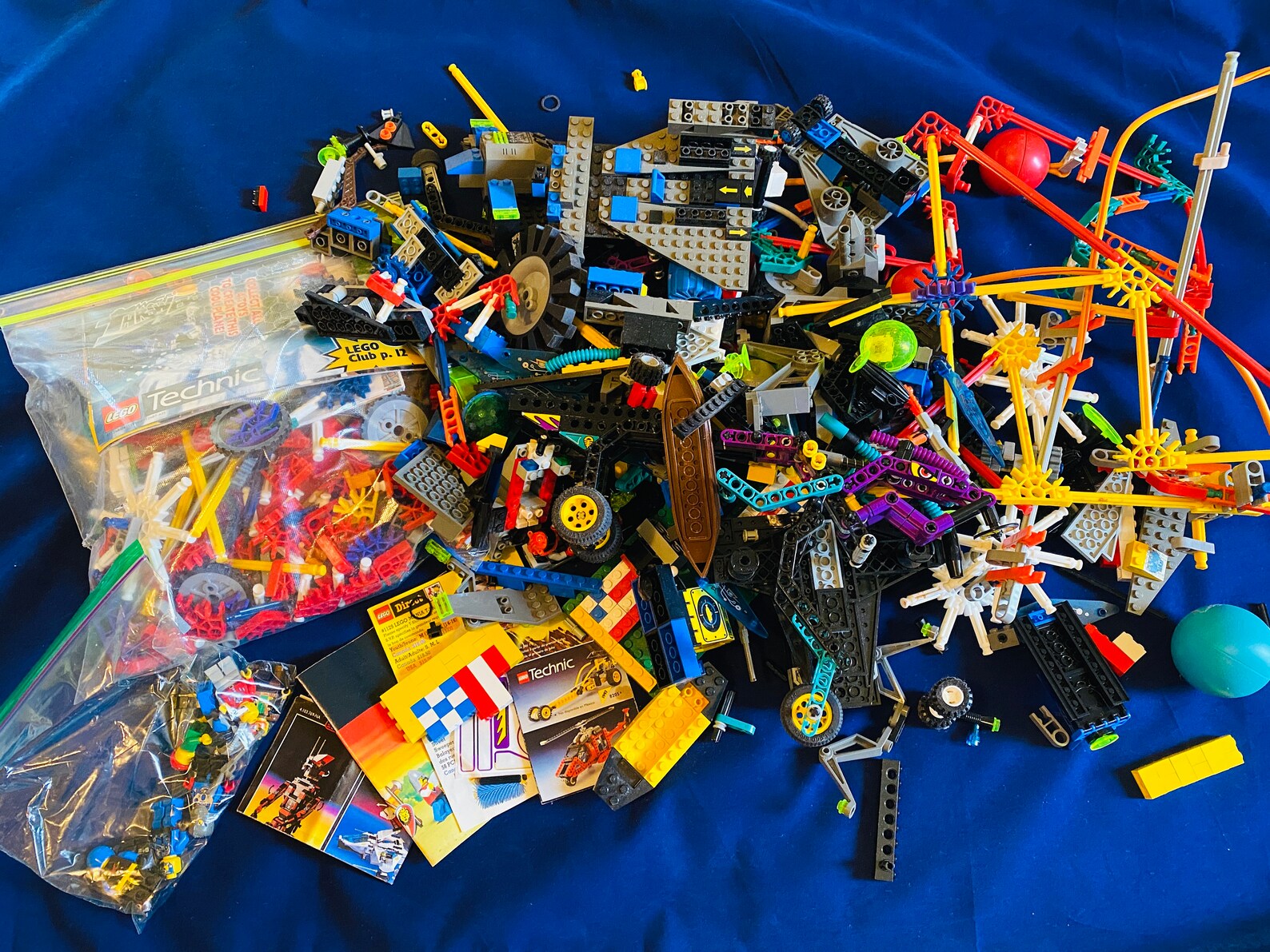 6 Pounds Bulk Lot of Vintage LEGOs Technic and Knex Pieces Etsy