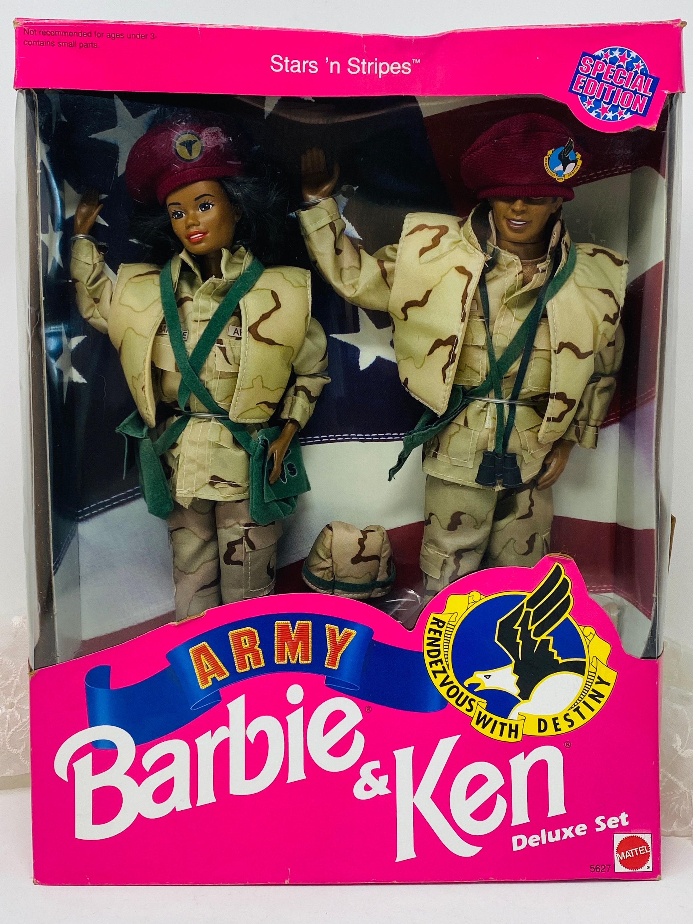 1992 Stars & Stripes African American Barbie And Ken Army - Etsy Australia