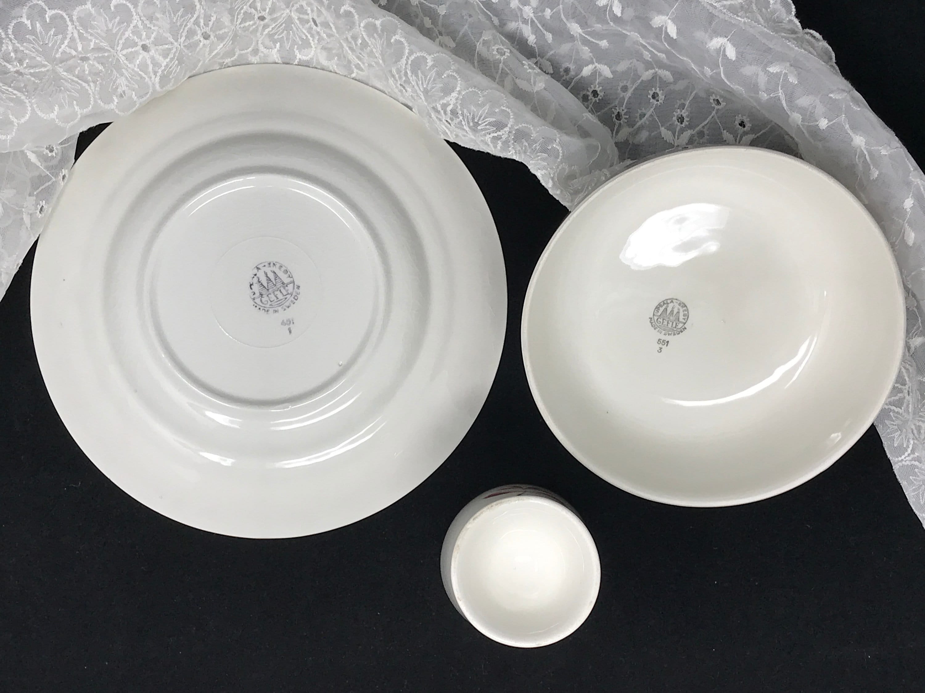 Group of Rare GEFLE Upsala Ekeby Sweden 451 Dinnerware Pieces - Etsy