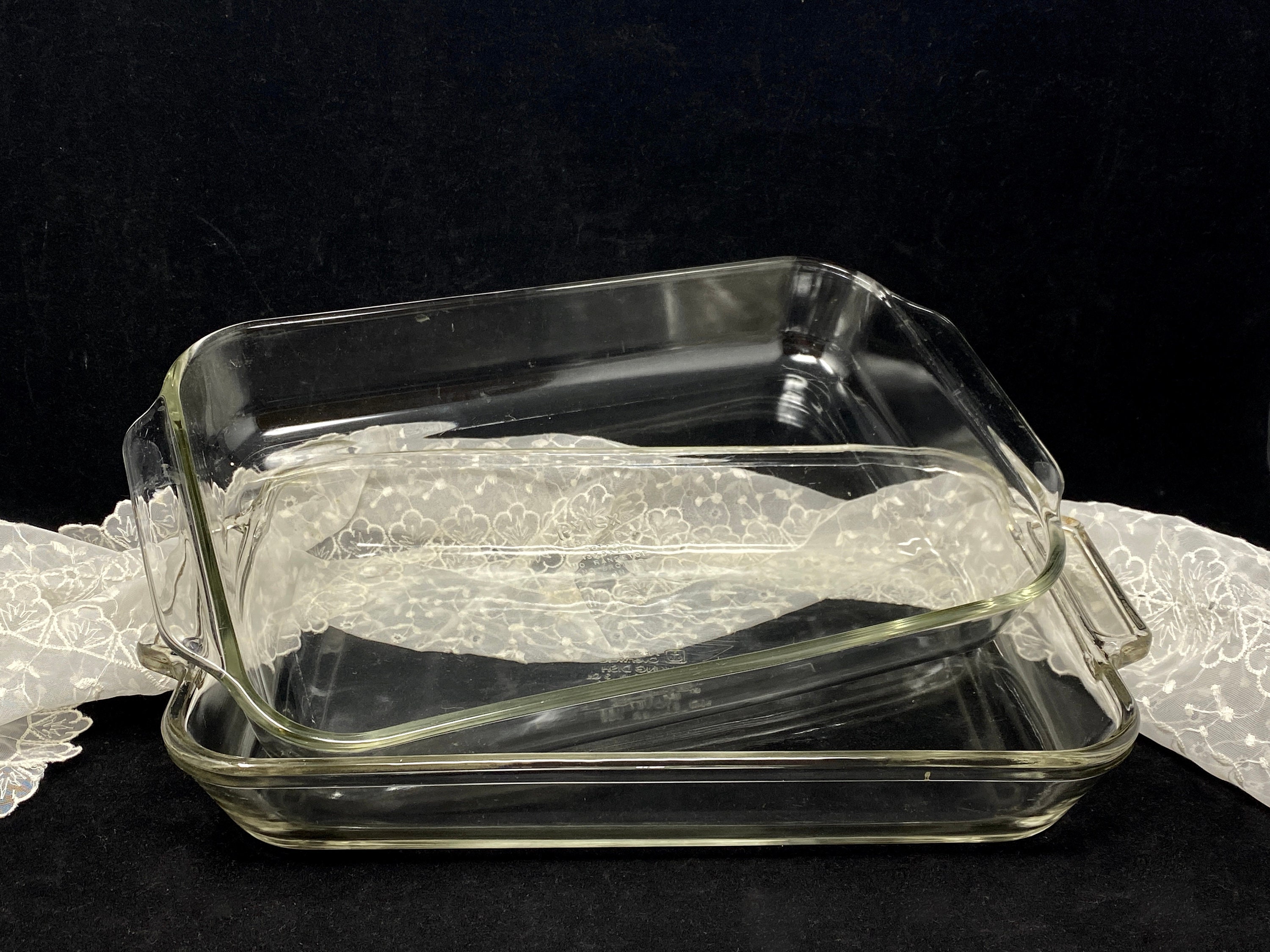 Pyrex 8x8 Baking Dish - 2 Qt - Clear - Used – Military Steals and