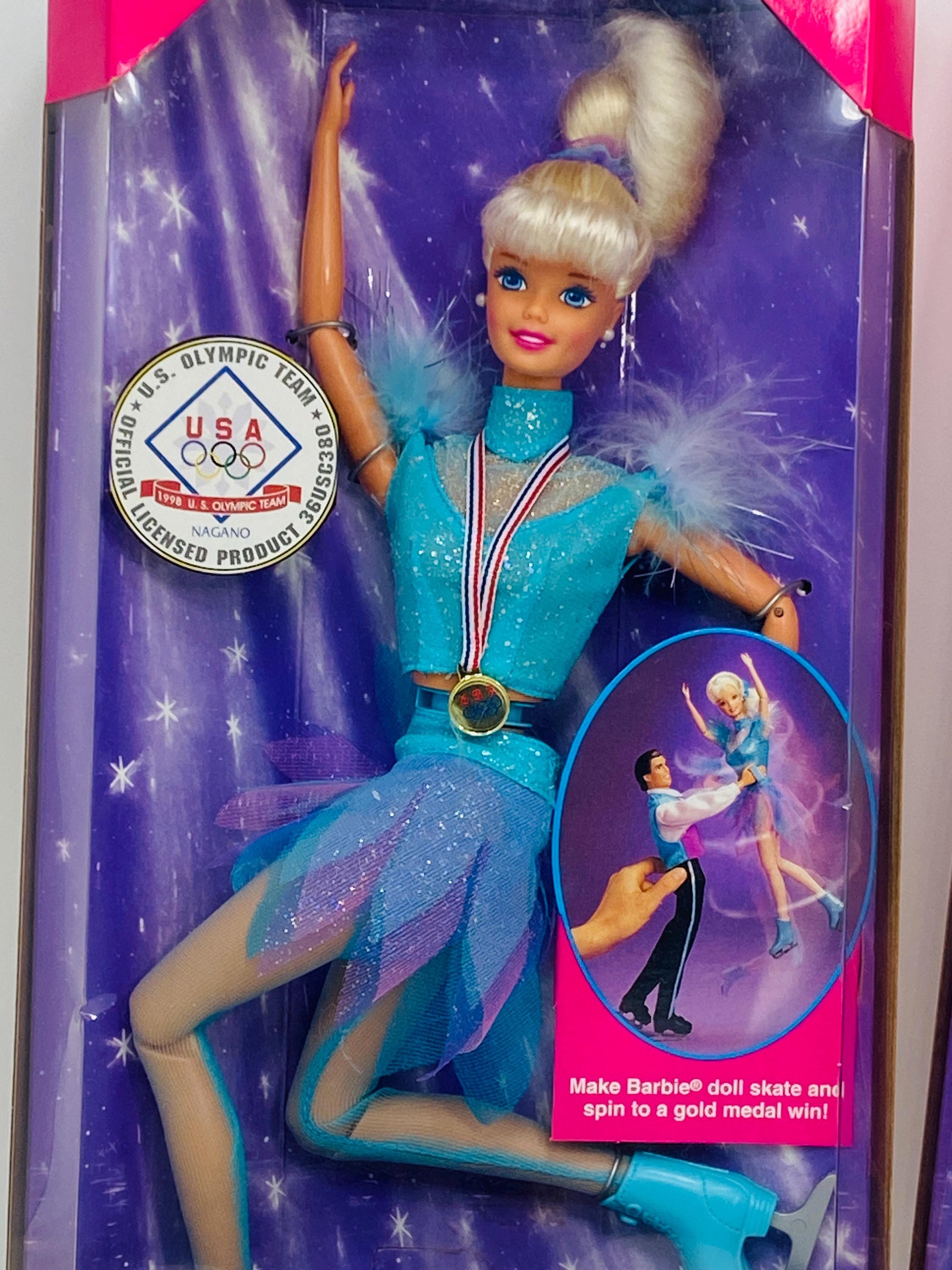 1997 Olympic Skater Barbie and Ken Dolls by Mattel NIB - Etsy Israel