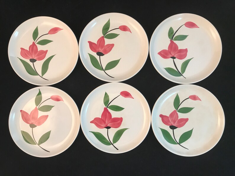 Stetson Meadow Rose 6 Bread and Butter Plates Set of 6