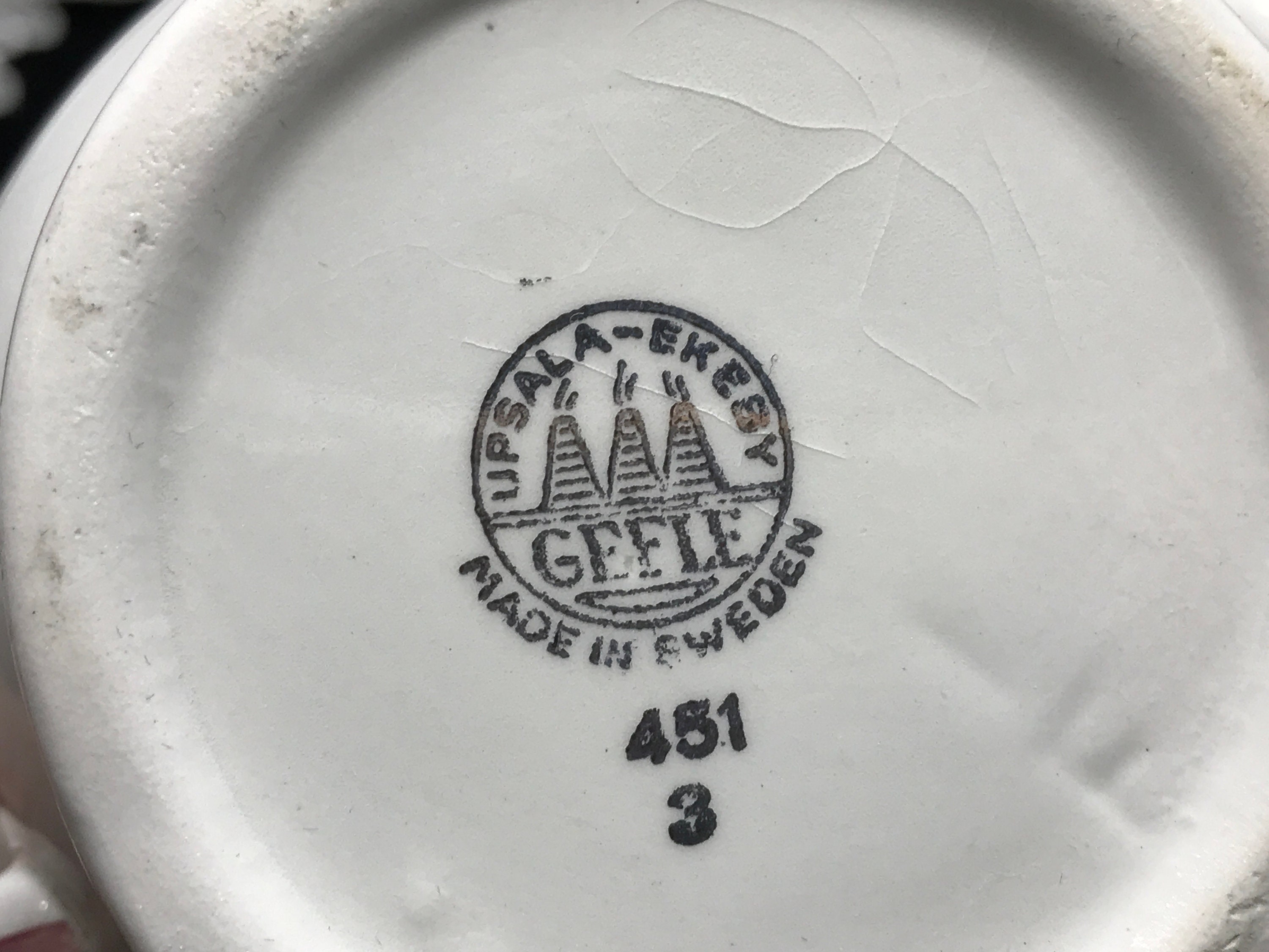 Group of Rare GEFLE Upsala Ekeby Sweden 451 Dinnerware Pieces - Etsy