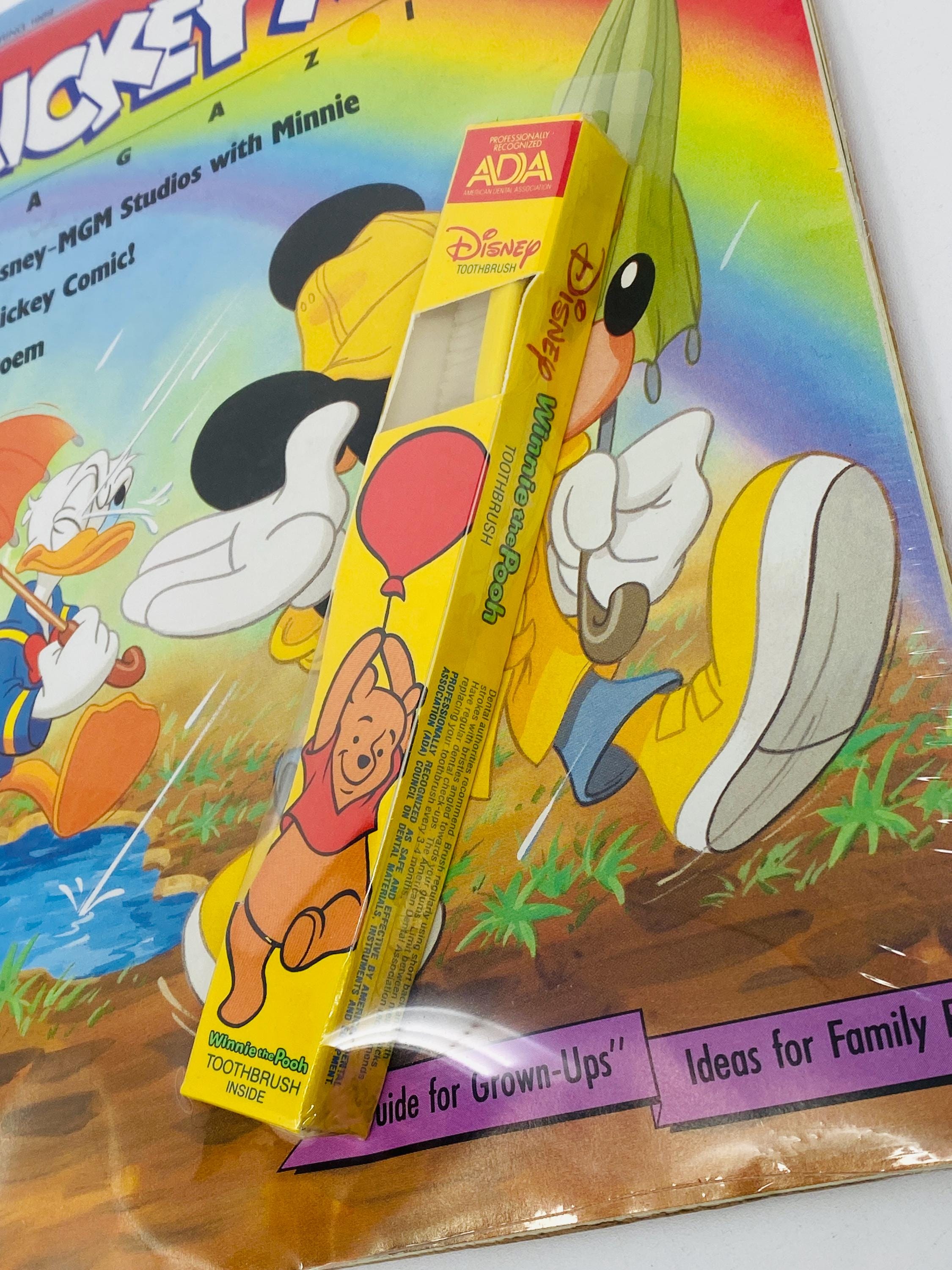 Walt Disney Mickey Mouse Magazine Spring 1989 With Yellow Winnie