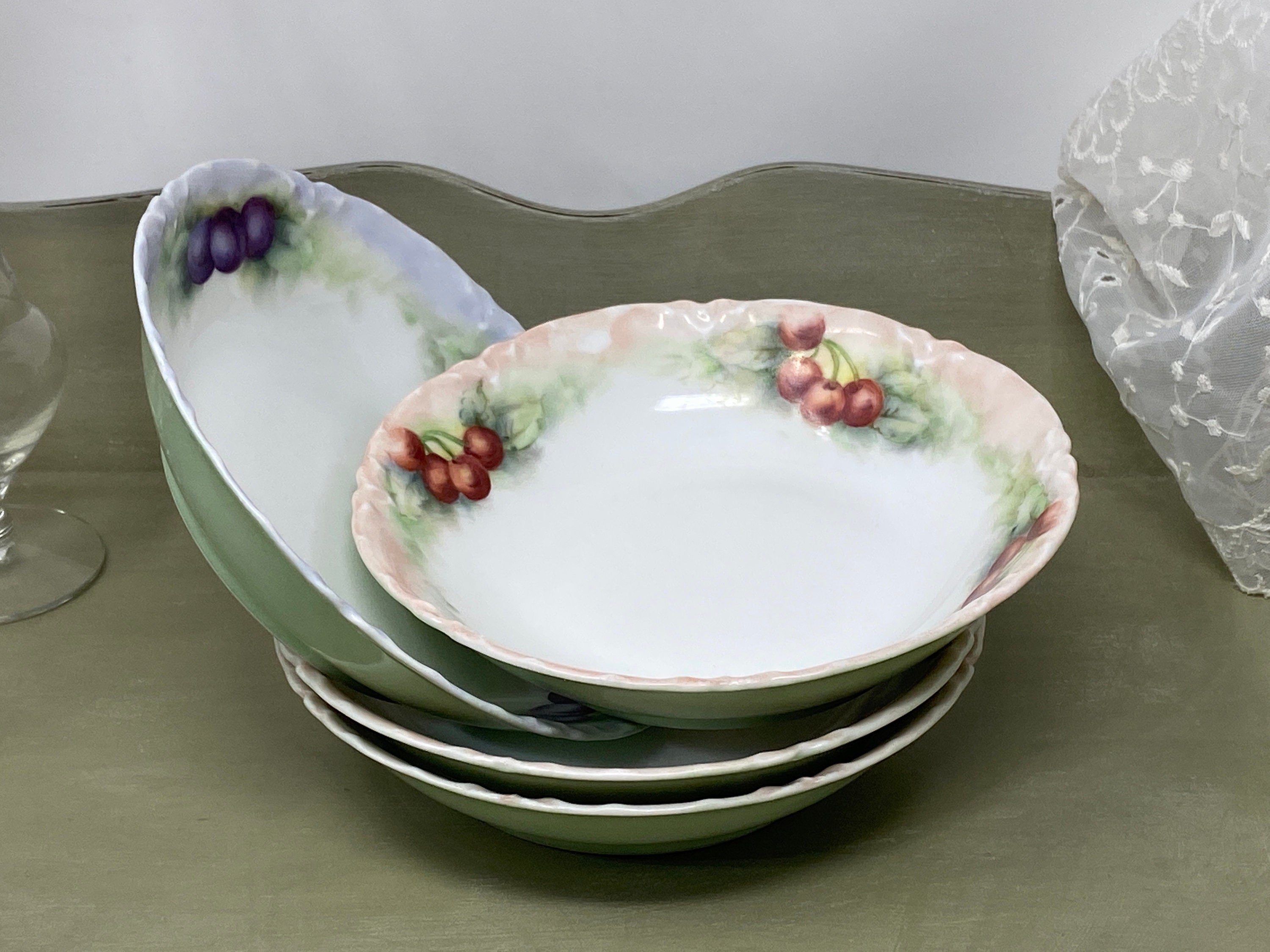 Limoges HAVILAND　(仏)ハンドペイントプレート　2枚 Limoges HAVILAND (仏)ハンドペイントプレート 2枚