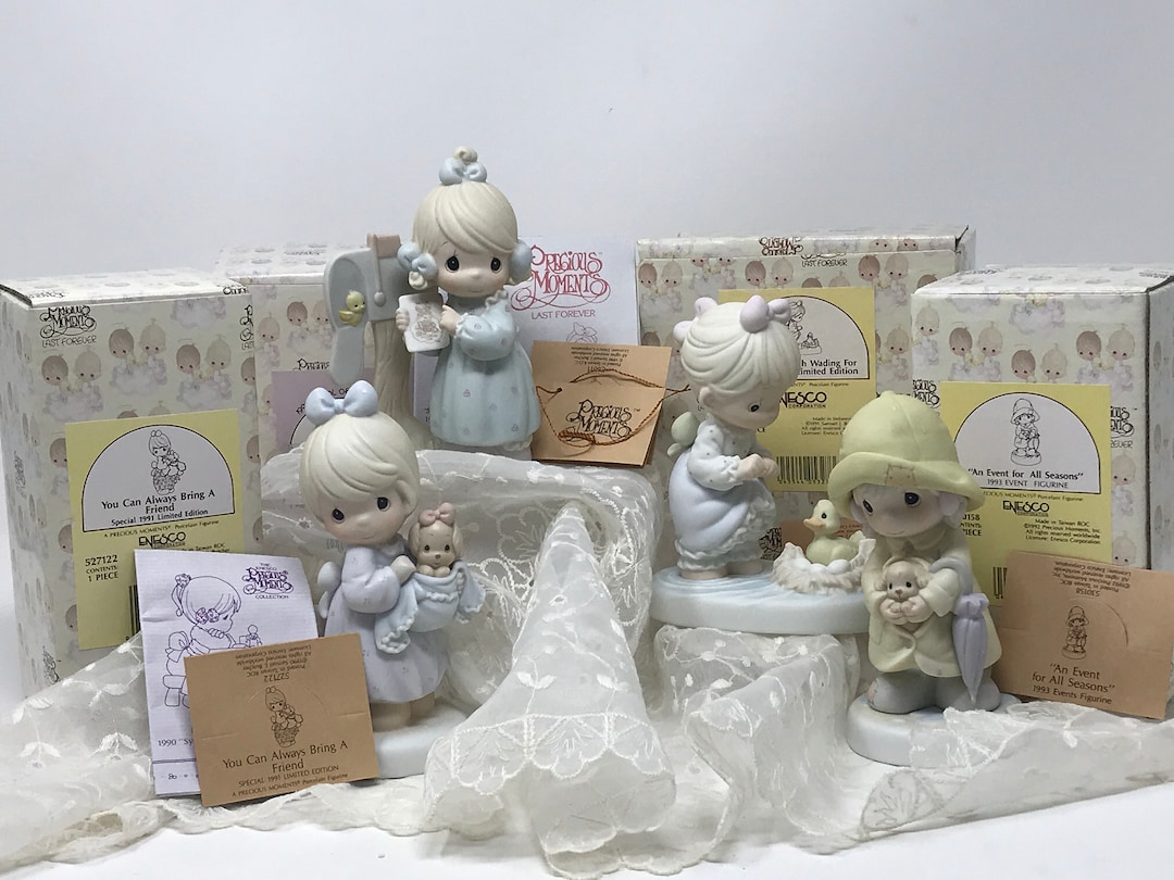 Vintage Precious Moments Figurines: 1990s Collectibles - Etsy