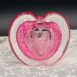 Gorgeous Apple Art Glass Perfume Bottle (no dauber)