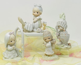 Precious Moments Figurines 1978 His Burden is Light, 1992 May Your Future be Blessed, 1983 Onward Christian Soldiers, 1983 Precious Memories