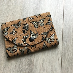 kleine Geldbörse, Geldbeutel, kleine Tasche mit zwei Fächern und einer Reißverschlusstasche Nr 4
