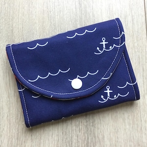 kleine Geldbörse, Geldbeutel, kleine Tasche mit zwei Fächern und einer Reißverschlusstasche Nr 3