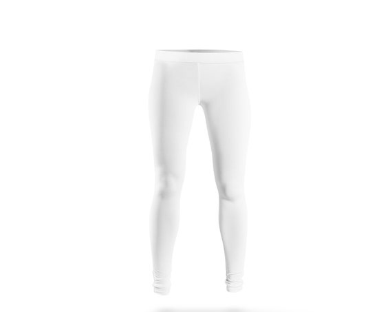 Leggings Isolated Mockup Front View Legings Mock Up Yoga