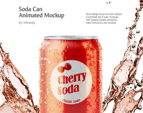 Soda Can Animated Mockup Beer Can Mockup Sleeve Can Soda Can Animated Mockup Beer Can Mockup Sleeve Can