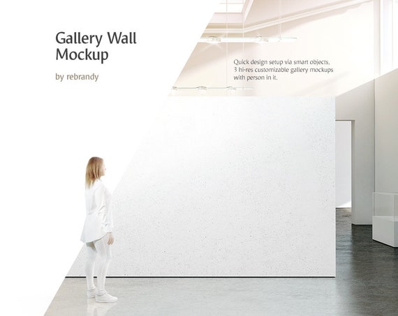 Gallery Wall Mockup Museum Interior Mock Up Exposition Art Mockups Vectors Free Psd Templates