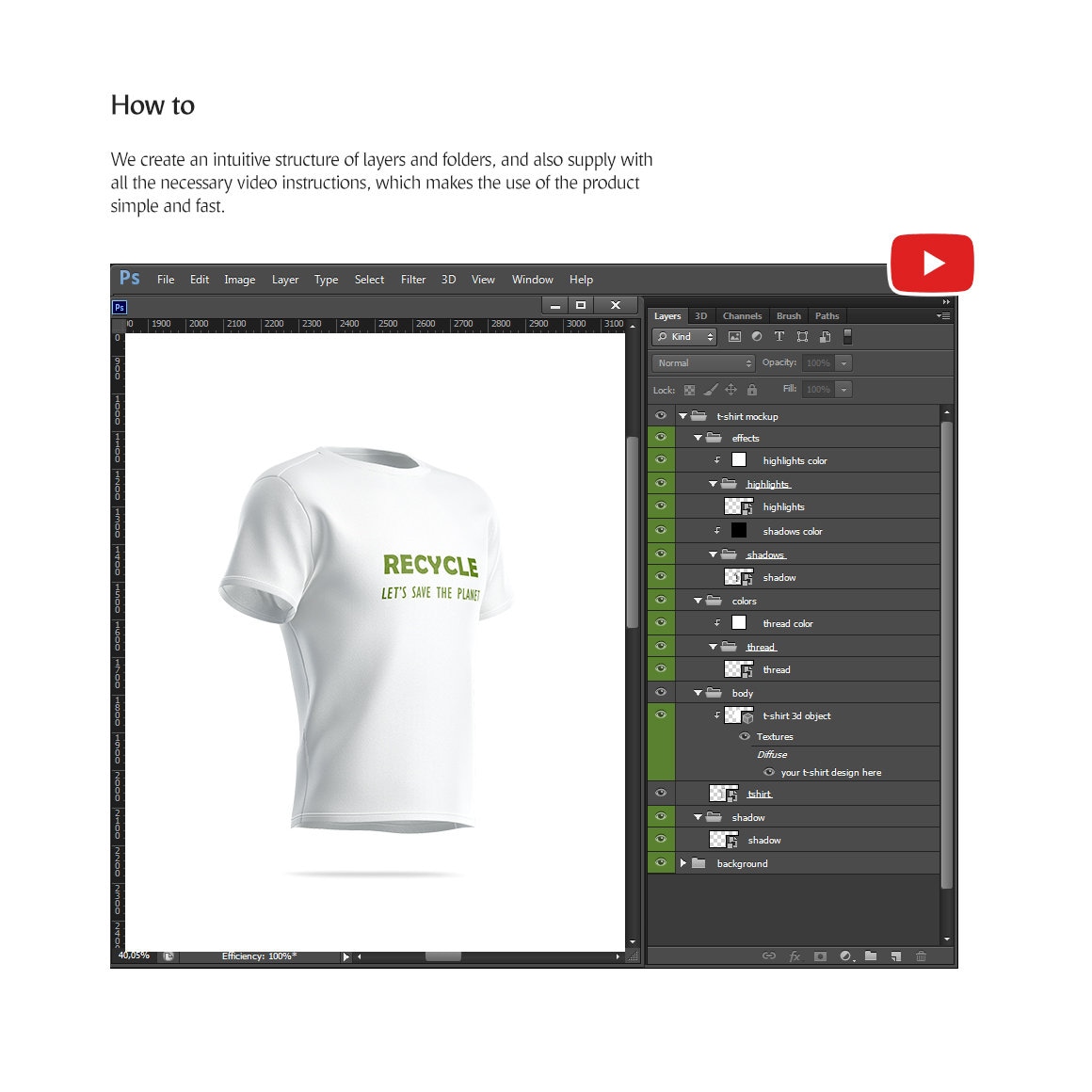 Download T-Shirt Animated Mockup | Etsy