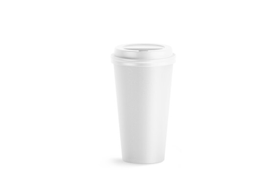 Download Large Coffee Cup Mockup Front View Disposable Mock Up Etsy