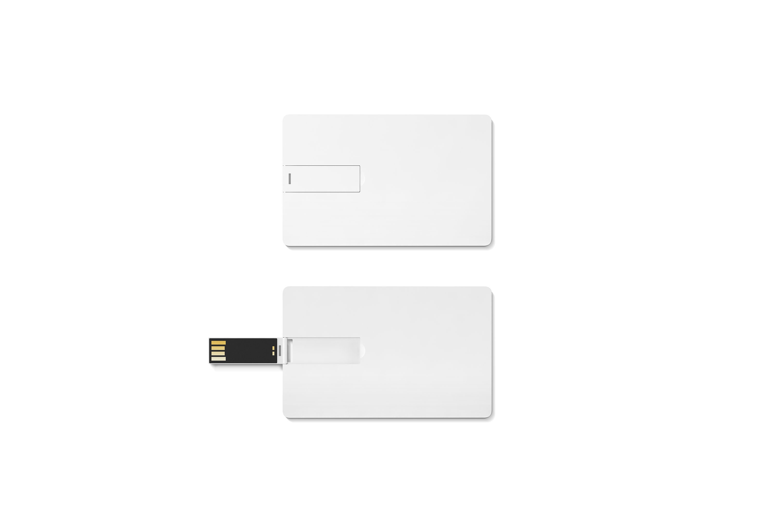Download Lying Wafer Usb Card Mockup Front And Back View Flash Drive Etsy