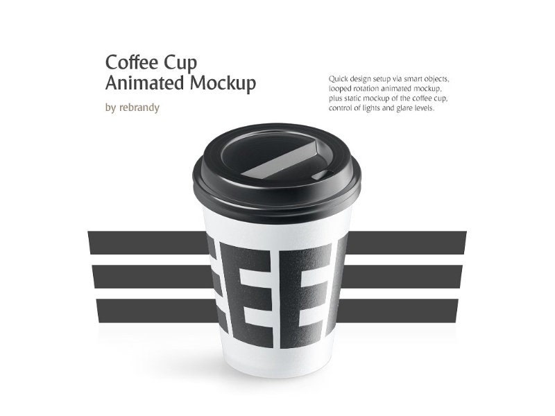 Download Coffee Cup Animated Mockup Mug Template Cup Template Etsy