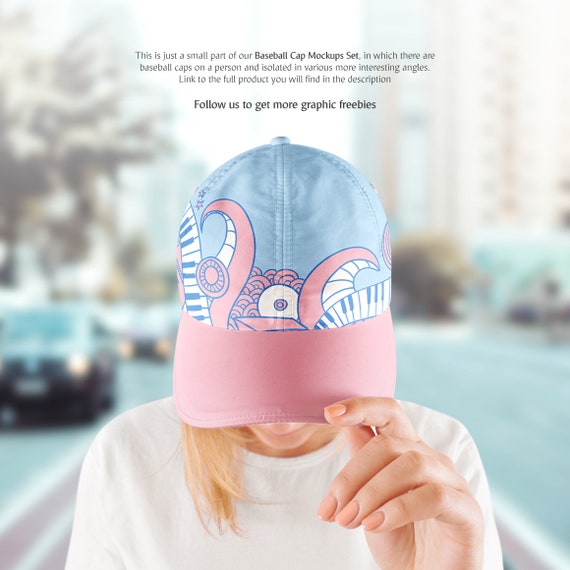 Download Baseball Cap Mockup Cap Mock Up Fashion Clothing Apparel Etsy
