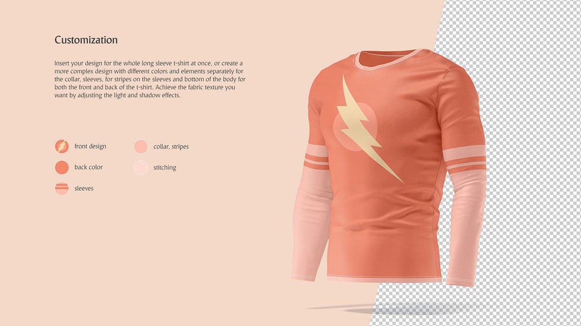 Download Long Sleeve T-shirt Animated Mockup | Etsy