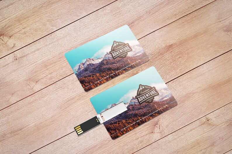 Download Wafer USB Wallet Card Mockup Flash Mock Up Card Mock-up | Etsy