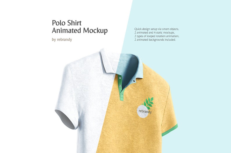 Download Polo Shirt Animated Mockup T Shirt Mock Up Shirt Mock Up Etsy