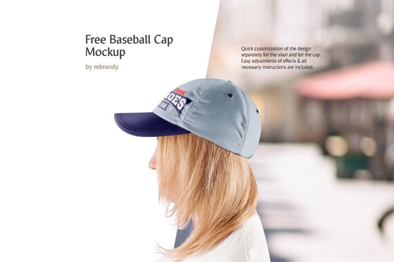 Download Baseball Cap Mockup Cap Mock Up Fashion Clothing Apparel Etsy