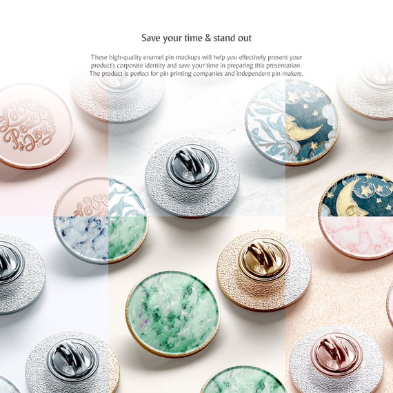 circle enamel pin mockup circle enamel pin mockup