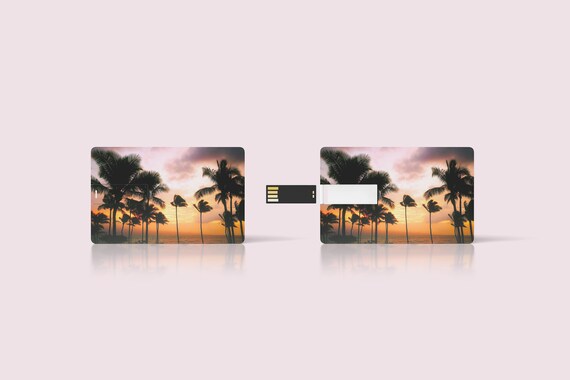 Download Standing Wafer Usb Card Mockup Front And Back View Adapter Etsy