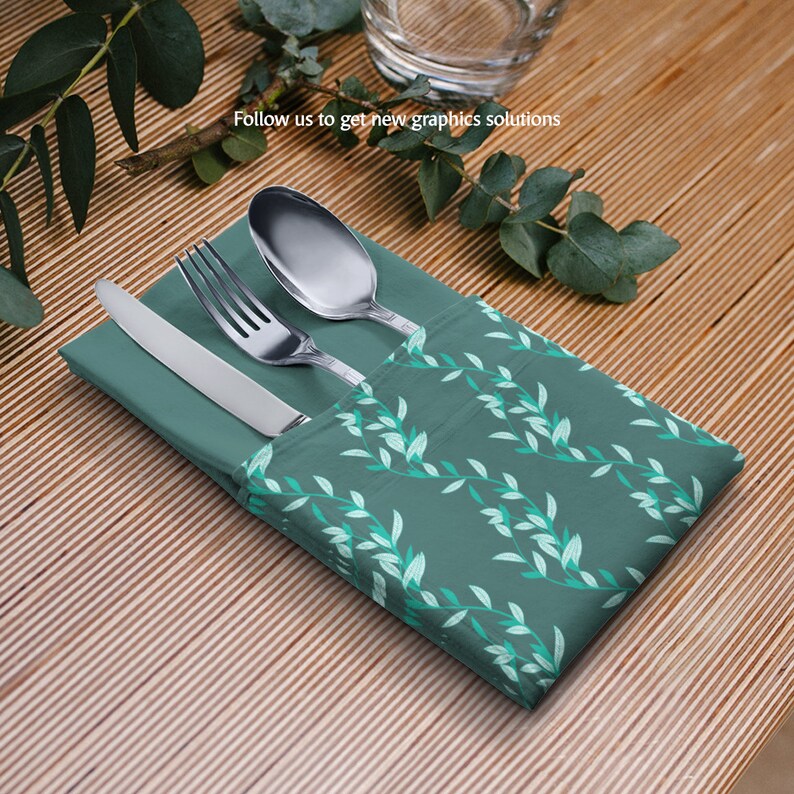 Download Napkin Mockups Set Towel Mock up Tableware Template | Etsy