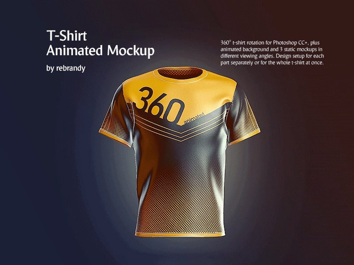 Download T-Shirt Animated Mockup | Etsy