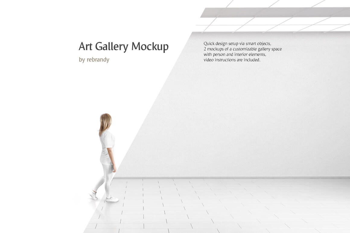 Download Art Gallery Mockup Canvas Mock Up Museum Mock Up Wall Etsy