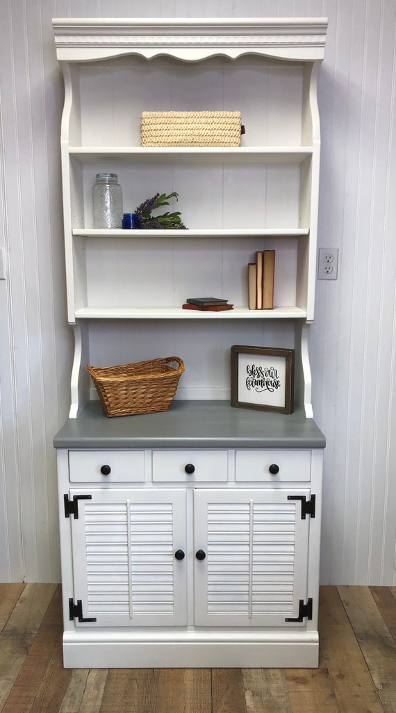 SOLD Please Do Not Order Refinished Ethan Allen Kitchen Hutch