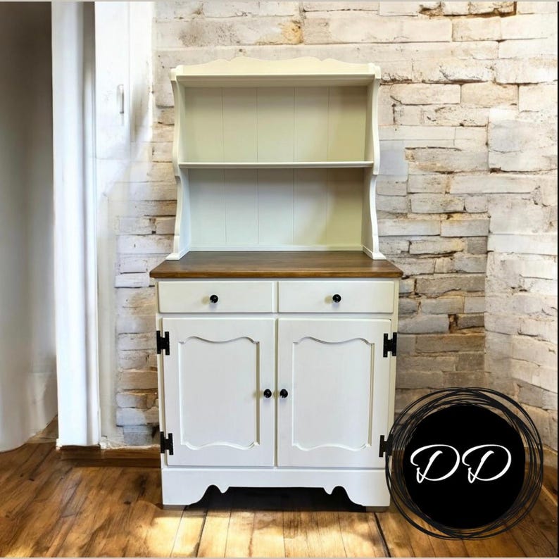 SOLD Please Do Not Purchase Refinished Petite Hutch Farmhouse Decor - Etsy