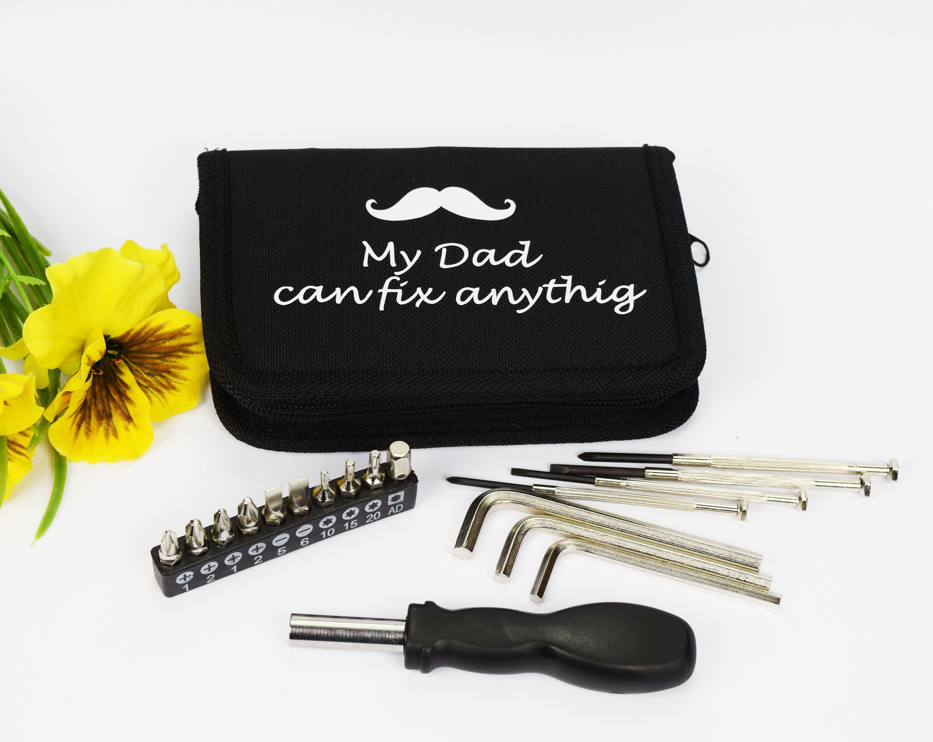 Personalised Set of 18 Screwdriver Tools Set Fathers Day Gift Etsy