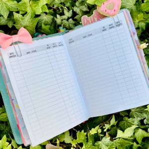 Online Shopping Tracker Planner Insert - TN