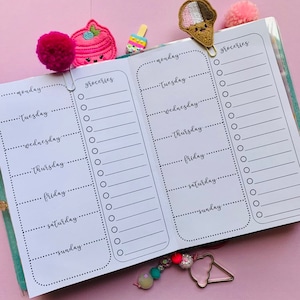 A5 - Meal Prep Plan Insert - TN