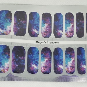 Galaxy  Nail Polish Wraps - Nail Polish Strips