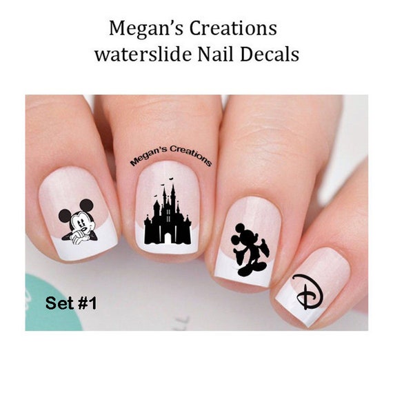 Disney Castle Minnie Mouse Nail Art Decal Sticker Water Transfer Slider