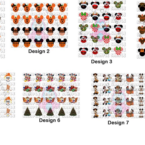 Fall Winter Holiday Mickey Minnie Theme Nail Art Decals Etsy Australia Fall Winter Holiday Mickey Minnie Theme Nail Art Decals Etsy Australia