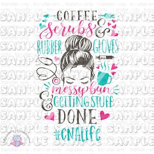 CNA Life Ready To Press Sublimation Transfer