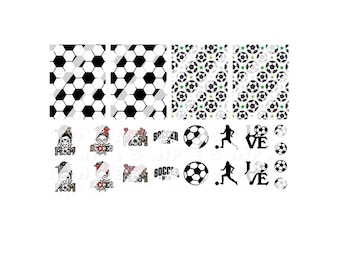 Soccer Mom Nail Art Decals - Waterslide Decals