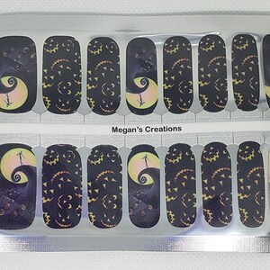Halloween Design #207 Nail Polish Wraps - Nail Polish Strips