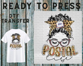 Postal Life listo para imprimir transferencia DTF