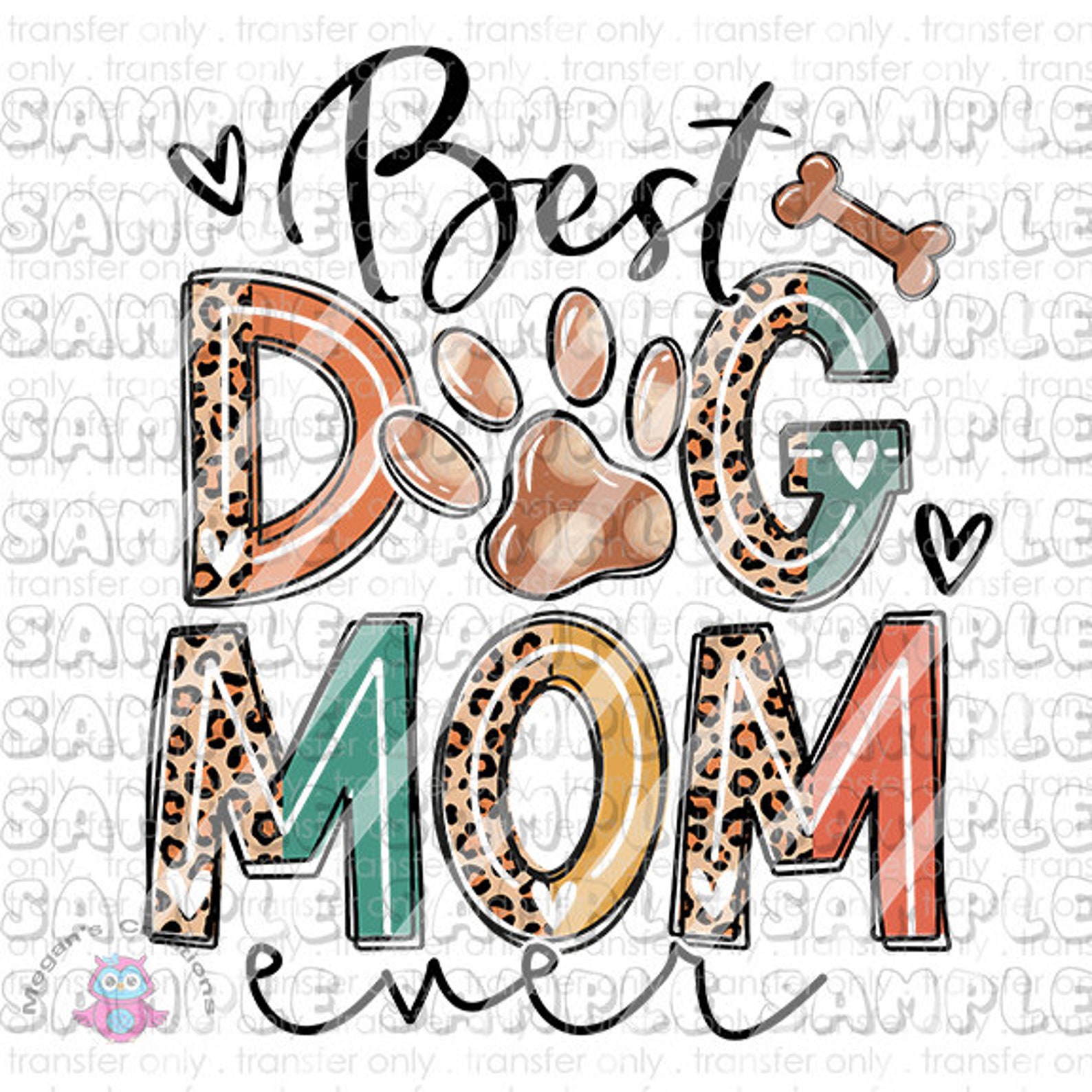 Dog Mom Best Dog Mom Ever Dog Paw Dog Mom Life Ready to Etsy