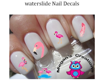 Flamingo Nail Art Decals