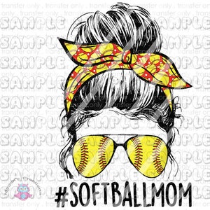 Mom life, Softball Mom, Softball Mom Life #3  Ready To Press Sublimation Transfer