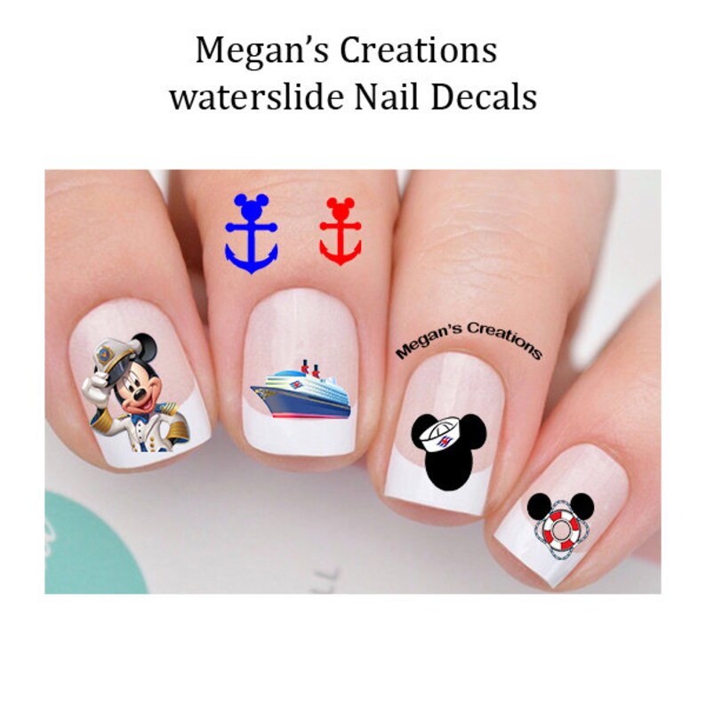 Cruise Nail Art Decals Etsy