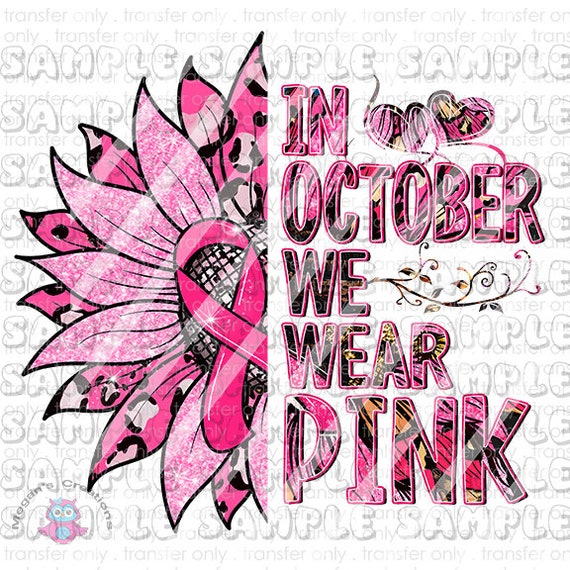 October We Wear Pink Yorkshire Terrier Breast Cancer Month T-Shirt October We Wear Pink Yorkshire Terrier Breast Cancer Month T-Shirt