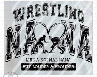 Vida de luchadora, Nana luchadora, Angustiada, Mamá luchadora, Nana luchadora ruidosa y orgullosa lista para imprimir la transferencia de sublimación