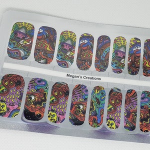 Graffiti Nagellack-Wraps - Nagellack-Strips